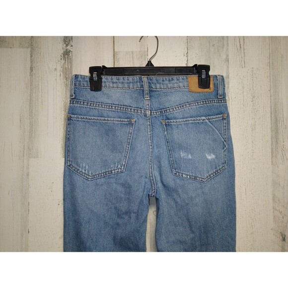 Comune Laguna Boyfriend Fit Jeans Women's 25 Blue Indre Mid Rise Distressed - Picture 6 of 11